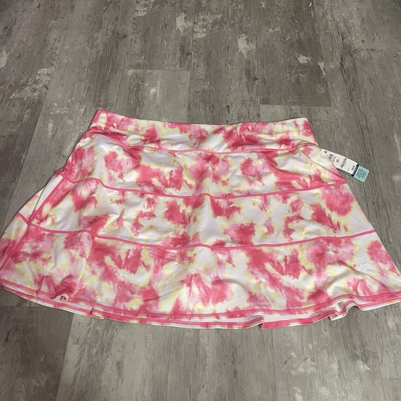 Ideology Women's Palms Tiered, Palm Print , Plus Skort , White, 2X Bag7 - Picture 1 of 6